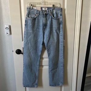 Agolde jeans Mia straight mid-rise size 28